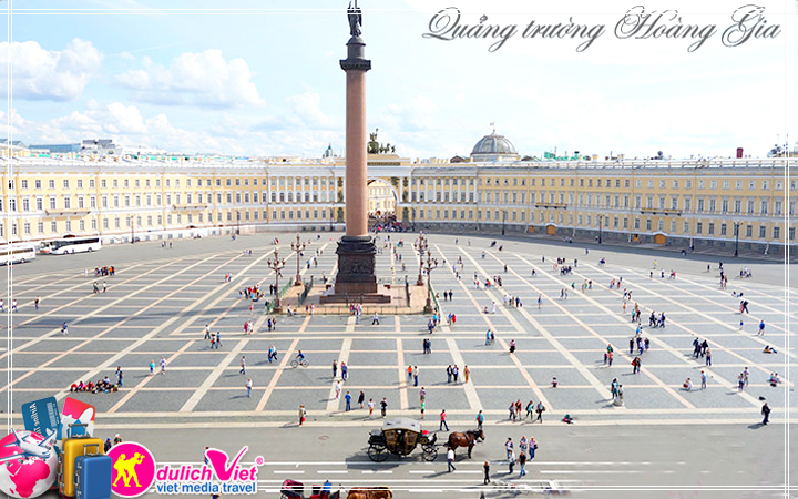 Du lịch Châu Âu - Du lịch Nga 9 ngày Moscow - St Petersburg khởi hành từ Sài Gòn